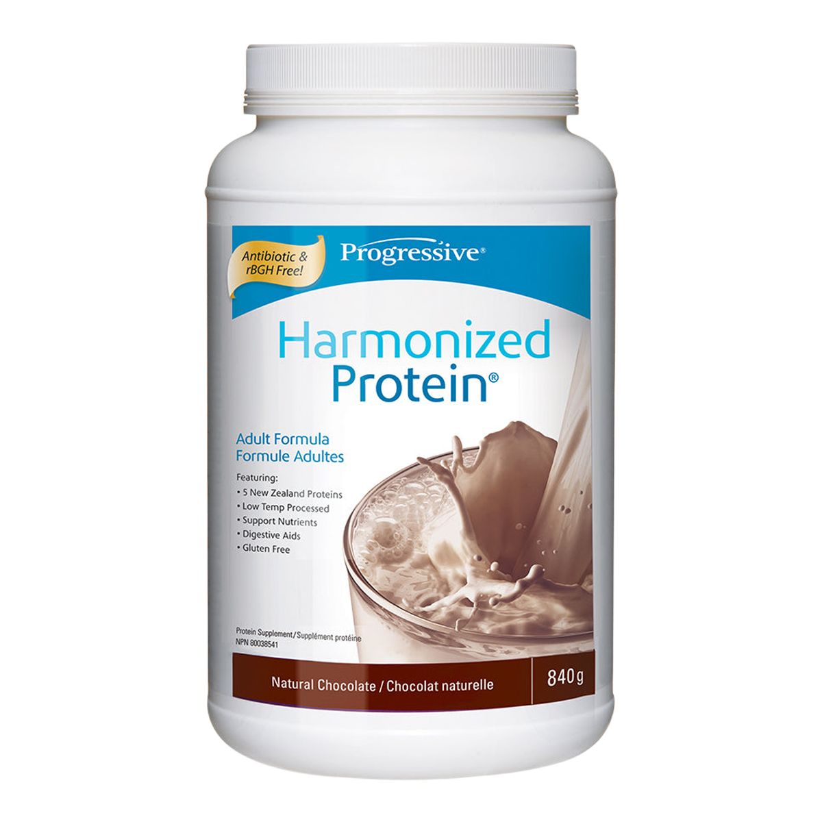 Image of Progressive Harmonized Chocolate Whey Protein Powder 840g