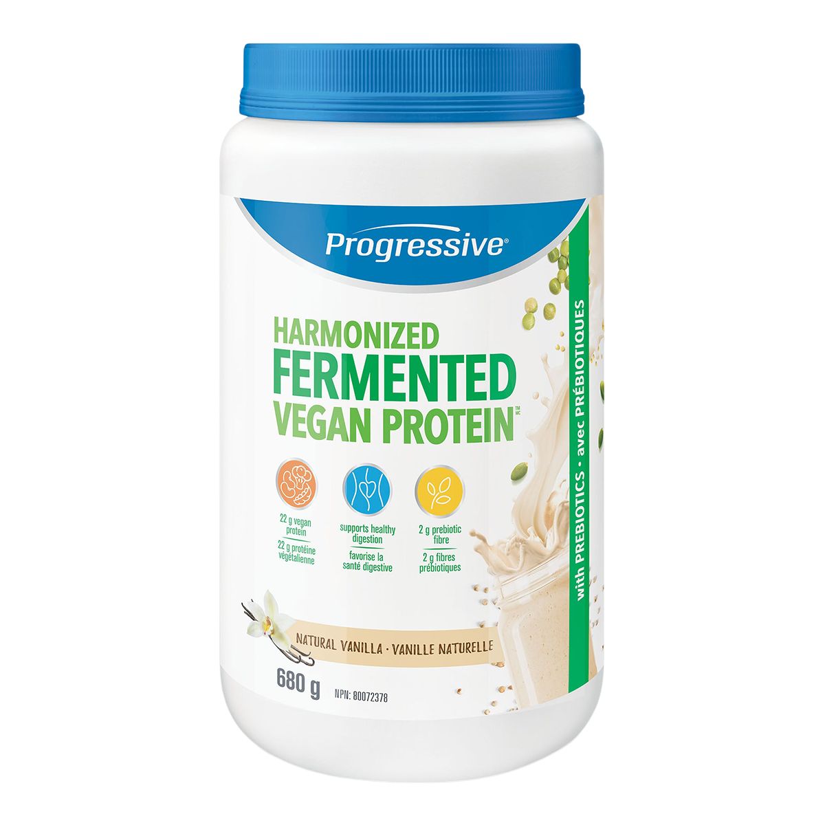Image of Progressive Fermented Vanilla Vegan Protein Powder 680g