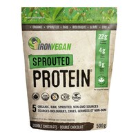 Iron Sprouted Vanilla Vegan Protein Powder 500g  Front_Flat