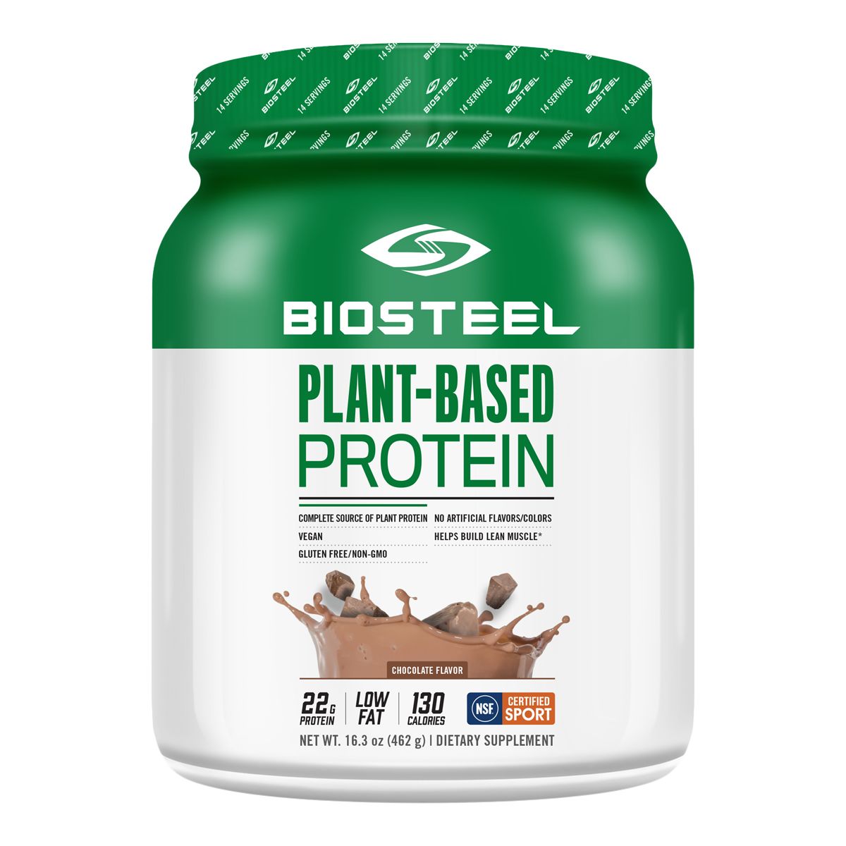 Image of BioSteel Chocolate Plant Based Protein Powder 460g