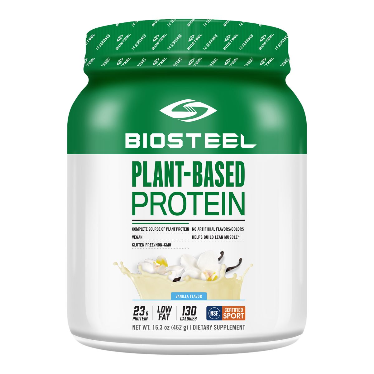 Image of BioSteel Vanilla Plant Based Protein Powder 460g