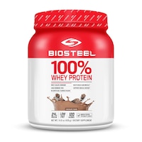BioSteel Chocolate 100% Whey Protein Powder 420g  Front_Flat