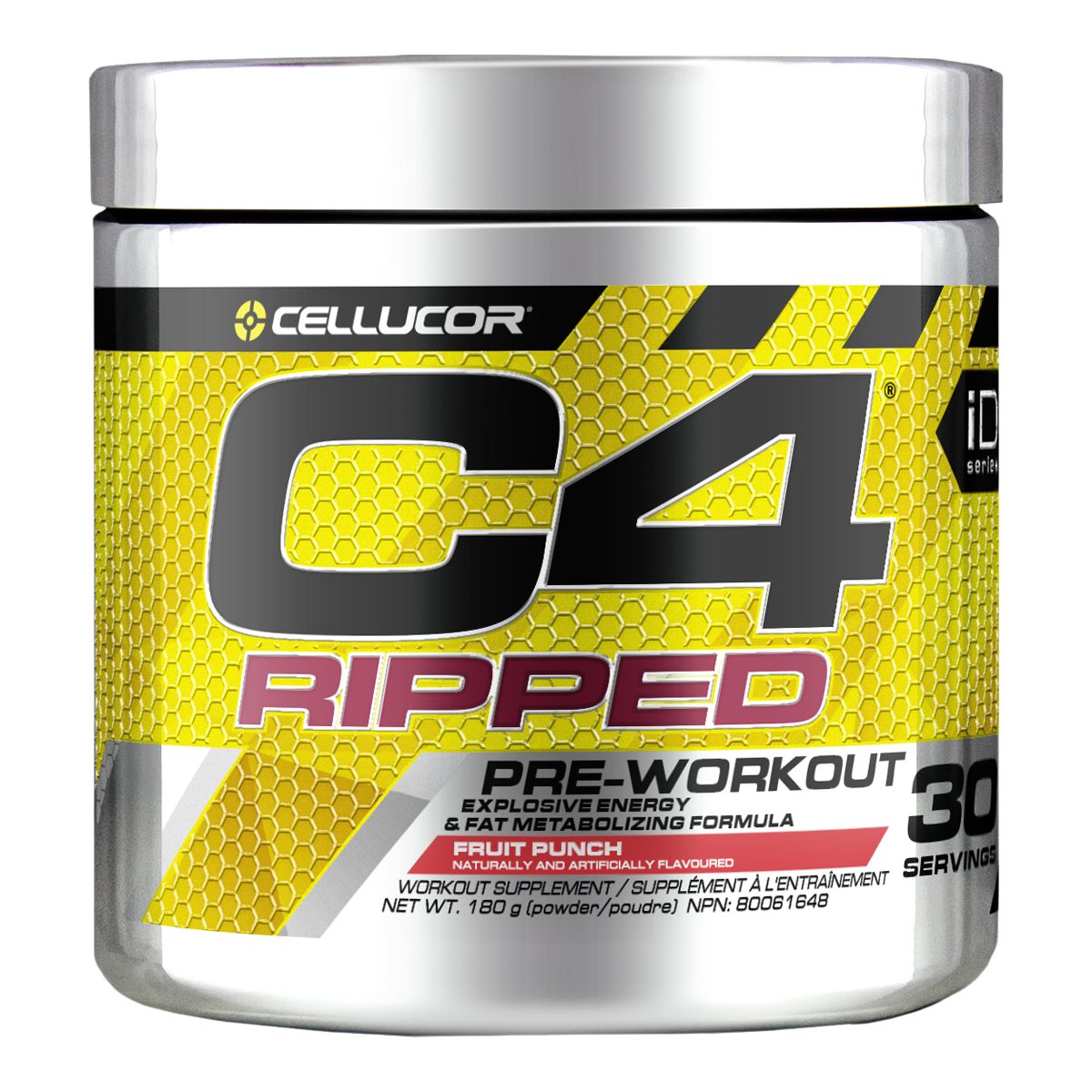 thumbnail image 2 of Cellucor C4 Sport Pre Workout Powder - Fruit Punch (2 Pack) NSF Certified, 30 Servings Each, Exp 04/26 2 of 4