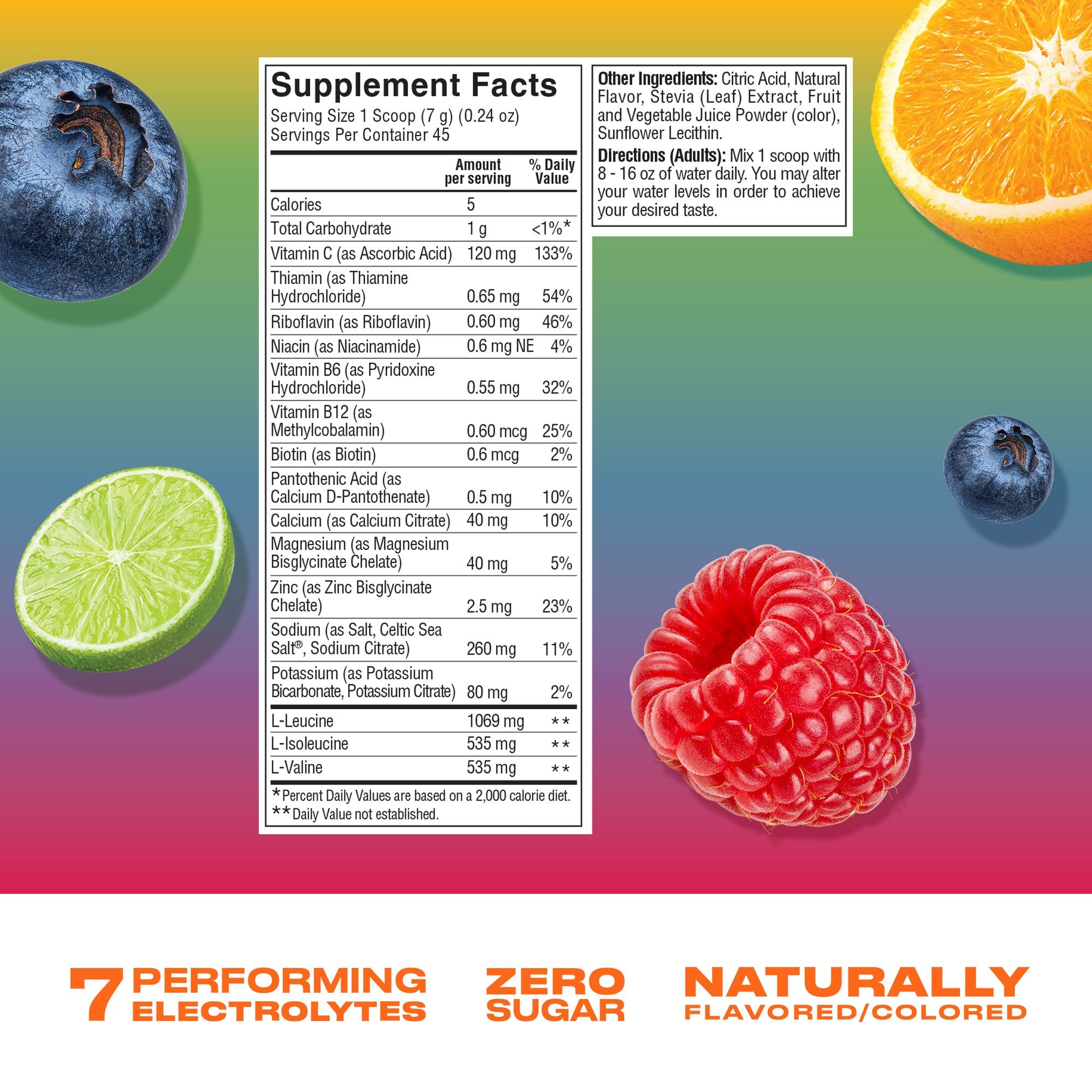 Cwench Hydration Mix for Performance - Rainbow Swirl