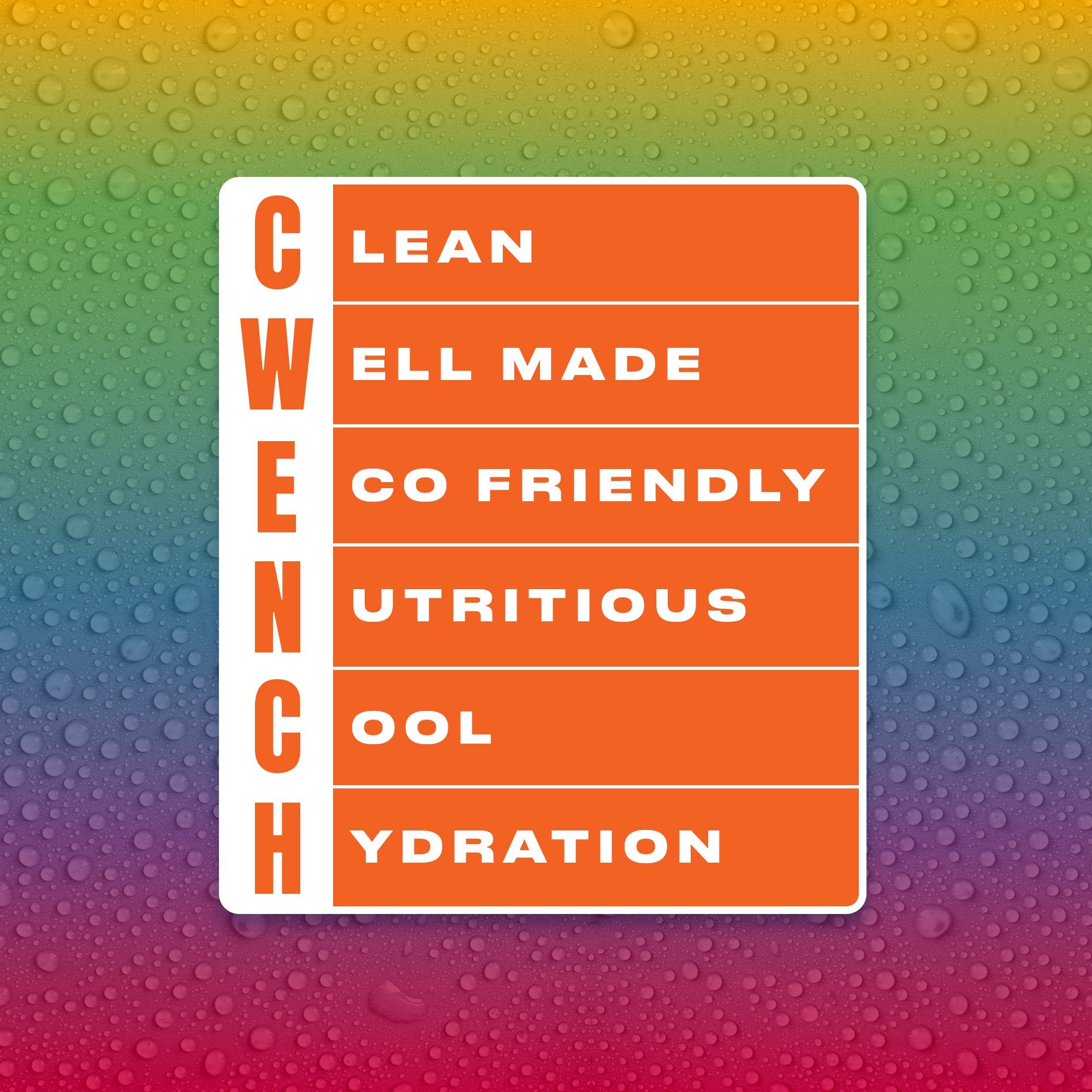 Cwench Hydration Mix for Performance - Rainbow Swirl