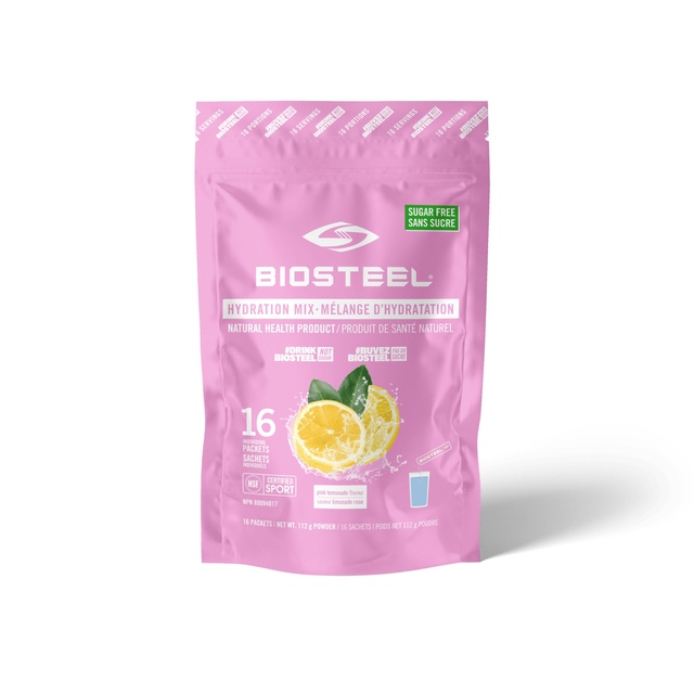 BioSteel High Performance Sports Hydration Mix - Pink Lemonade, Sugar-Free Hydration Powder