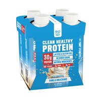 BioSteel 30 g Vanilla Protein Shake 4-pk Front_Angled_Right