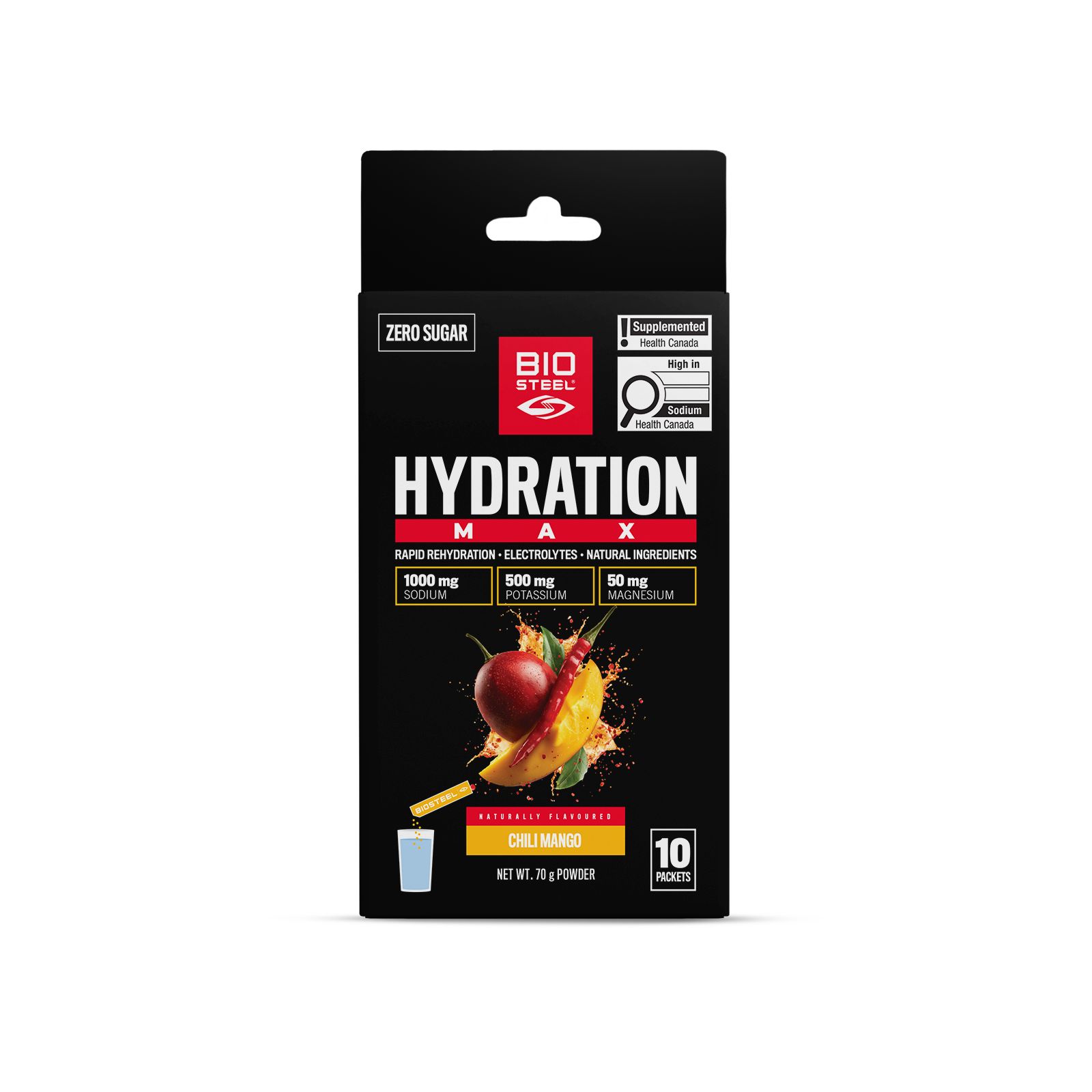 BioSteel Hydration Max - Chili Mango - 10 Count Bag