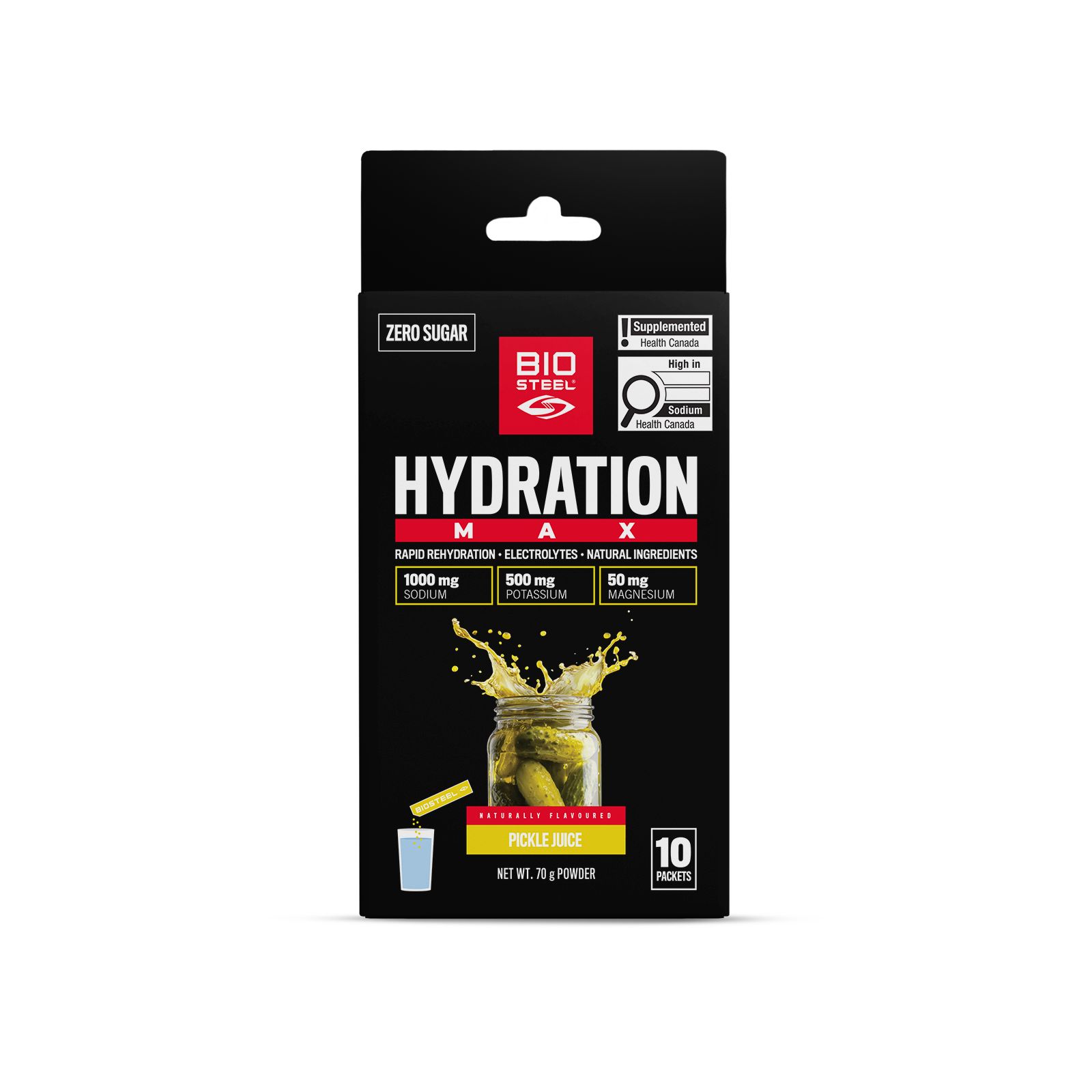 BioSteel Hydration Max 10 Count Bag - Pickle Juice