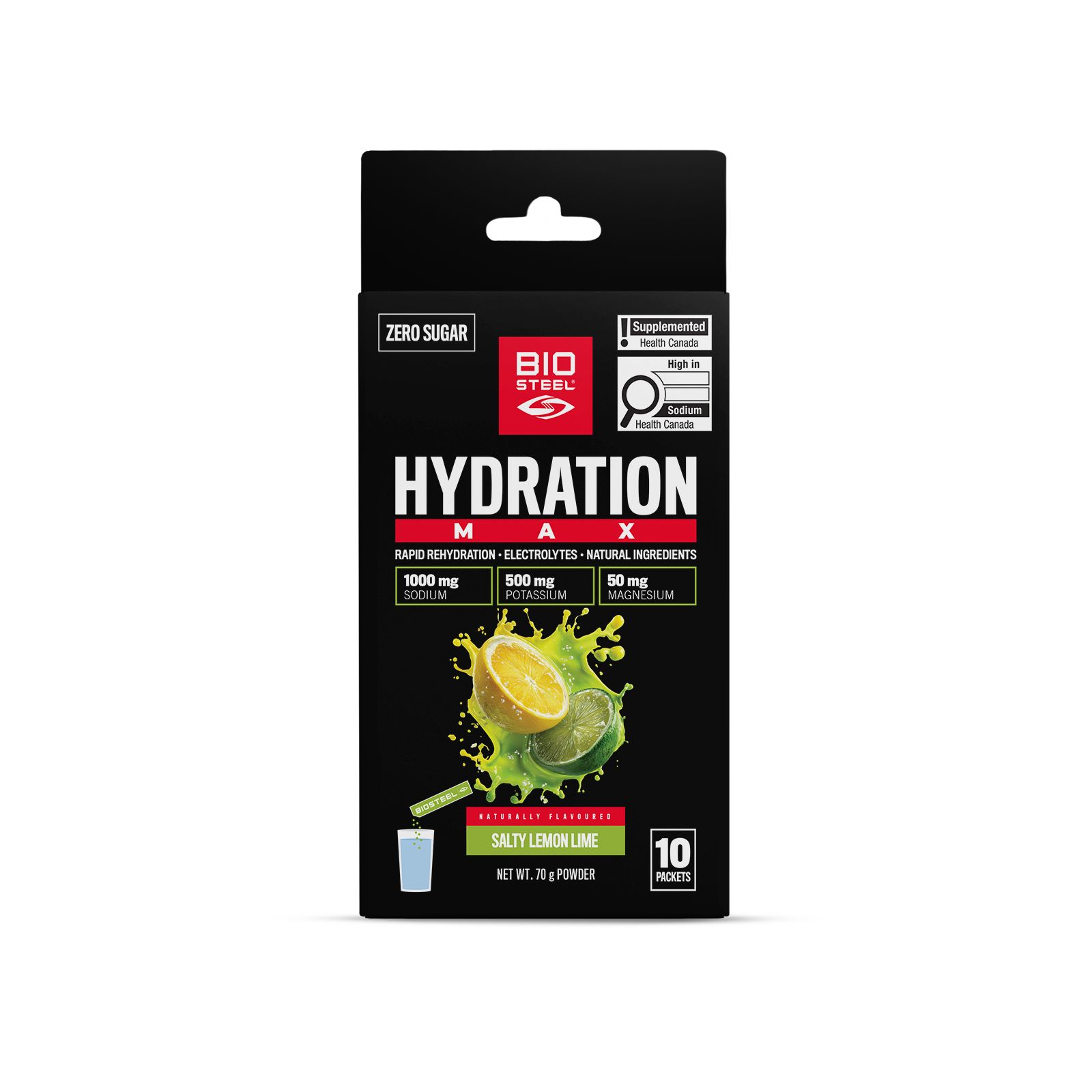 BioSteel Hydration Max 10 Count Bag - Salty Lemon Lime