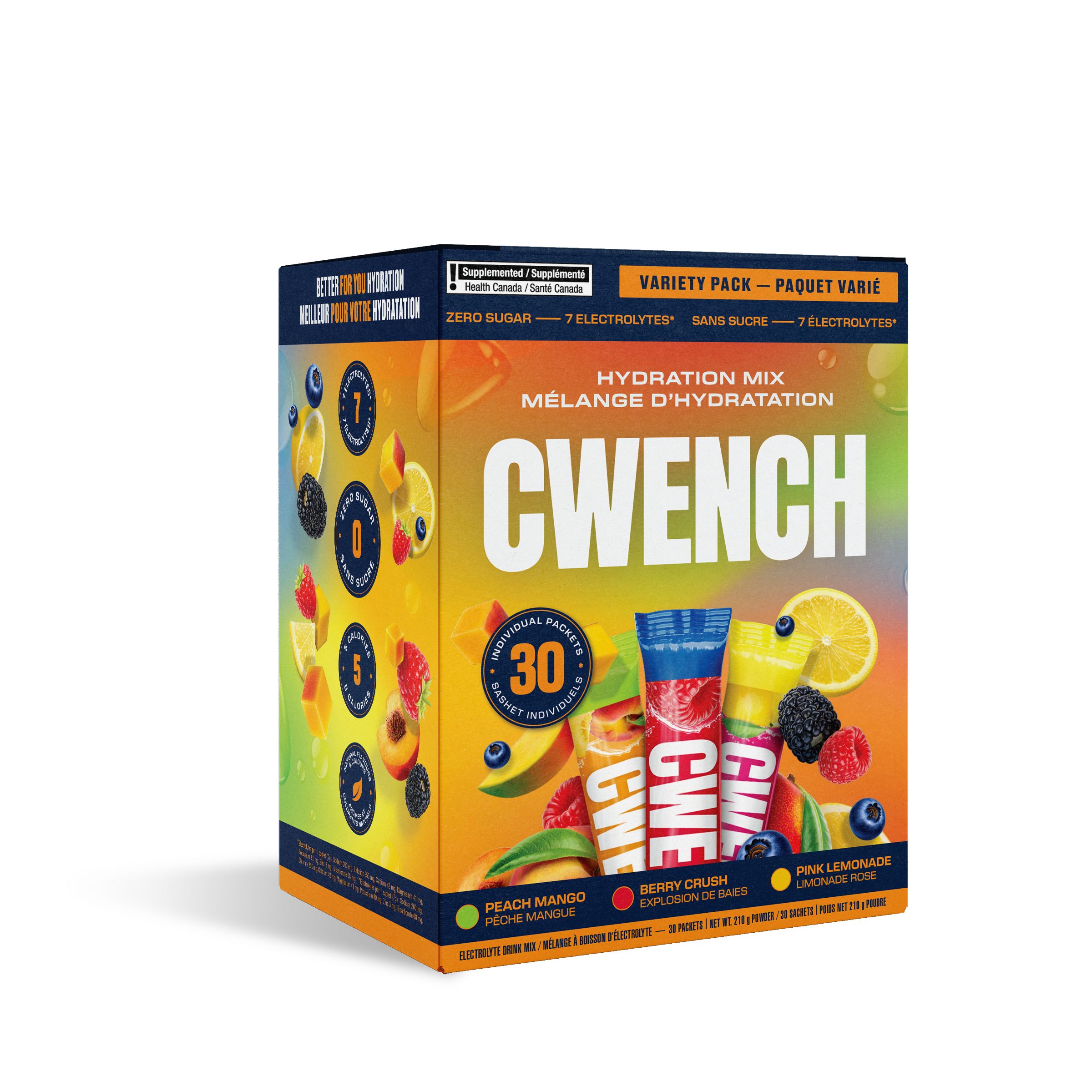 Cwench Hydration Mix - Tropical - 30 Count Pack