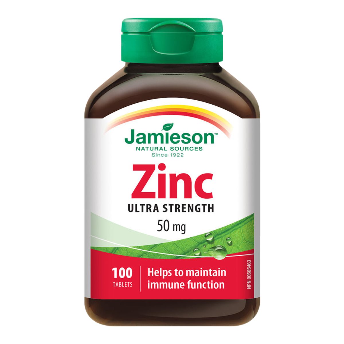 Image of Jamieson Vitamin Zinc 50mg 100 Tablets