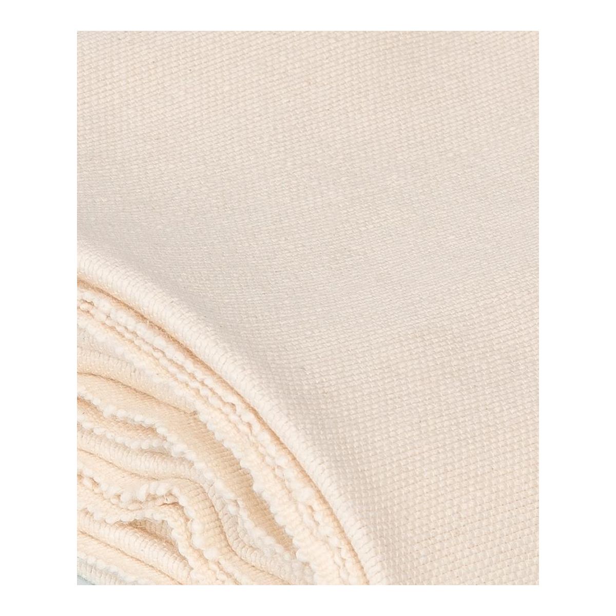Halfmoon Cotton Yoga Blanket CloseUp