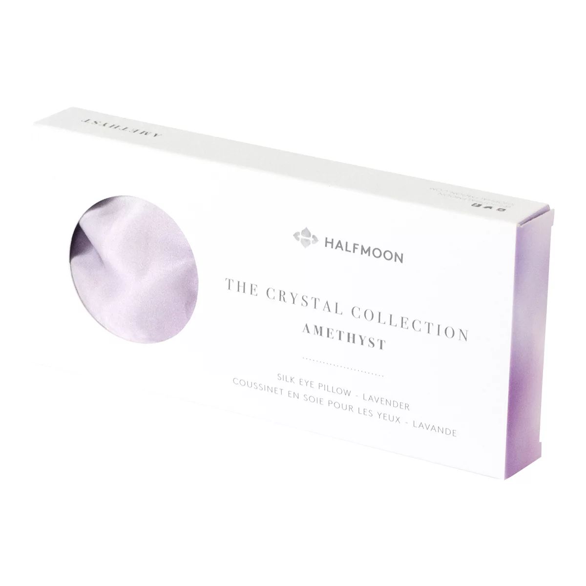 Halfmoon Crystal Collection Silk Eye Pillow
