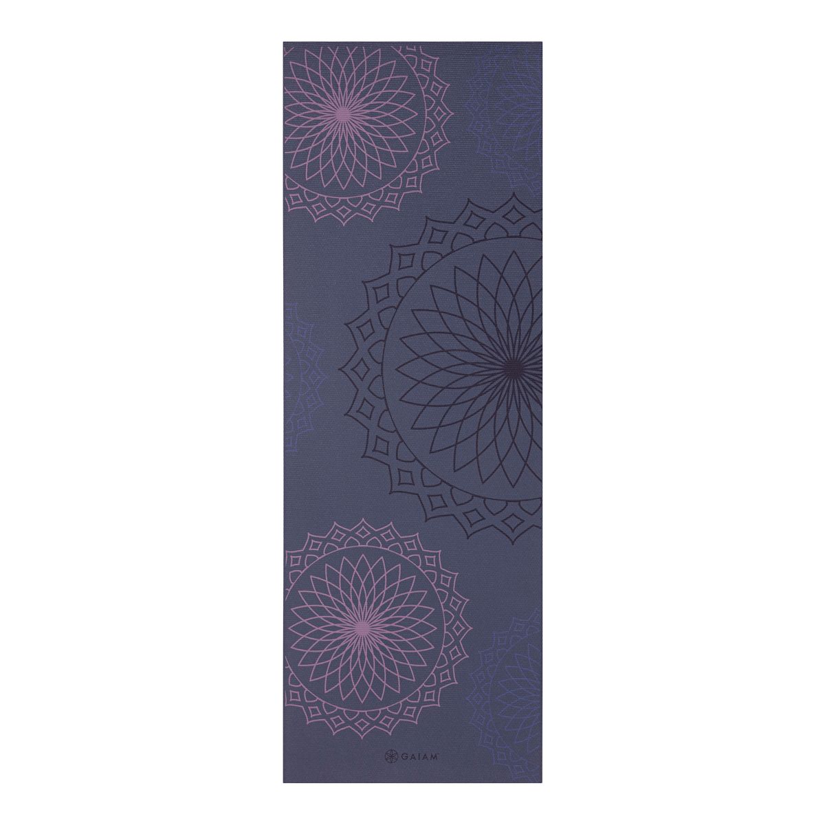 Gaiam Studio Select Yoga Mat, 6mm, PVC, Latex-Free, Non-slip Overhead_Flat