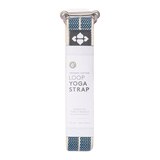 Halfmoon 8 ft Organic Loop Yoga Strap Front_Flat