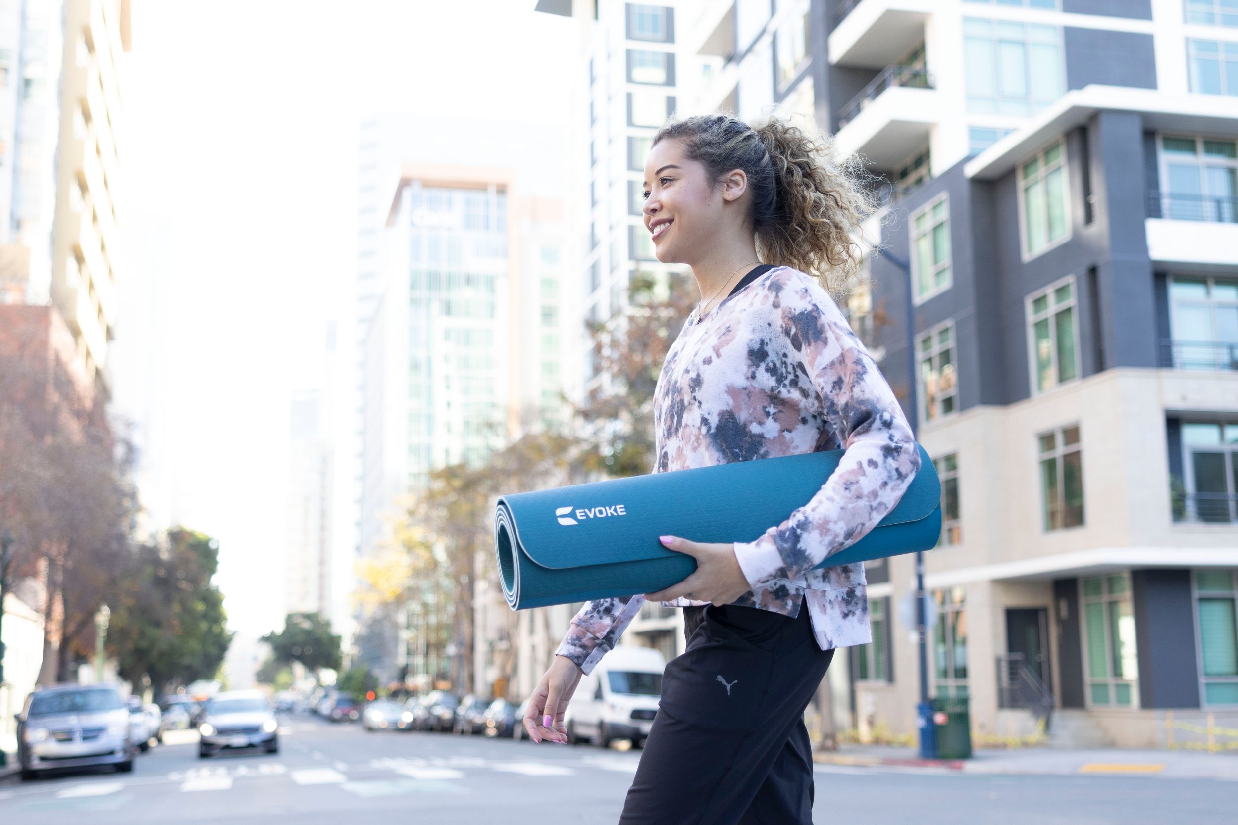 Evoke Rubber Lightweight 71" 4mm Yoga Mat