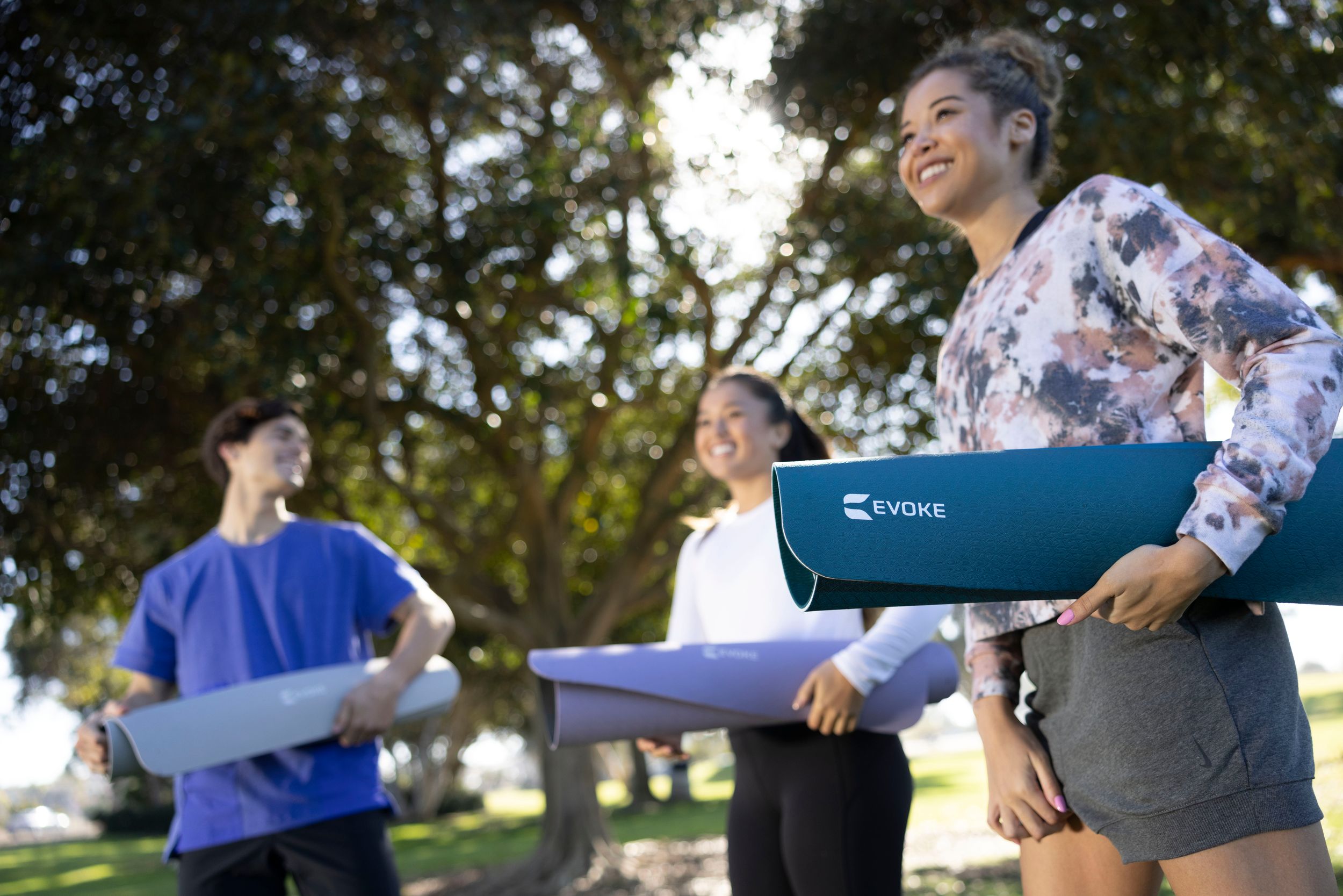 Evoke Rubber Lightweight 71" 4mm Yoga Mat