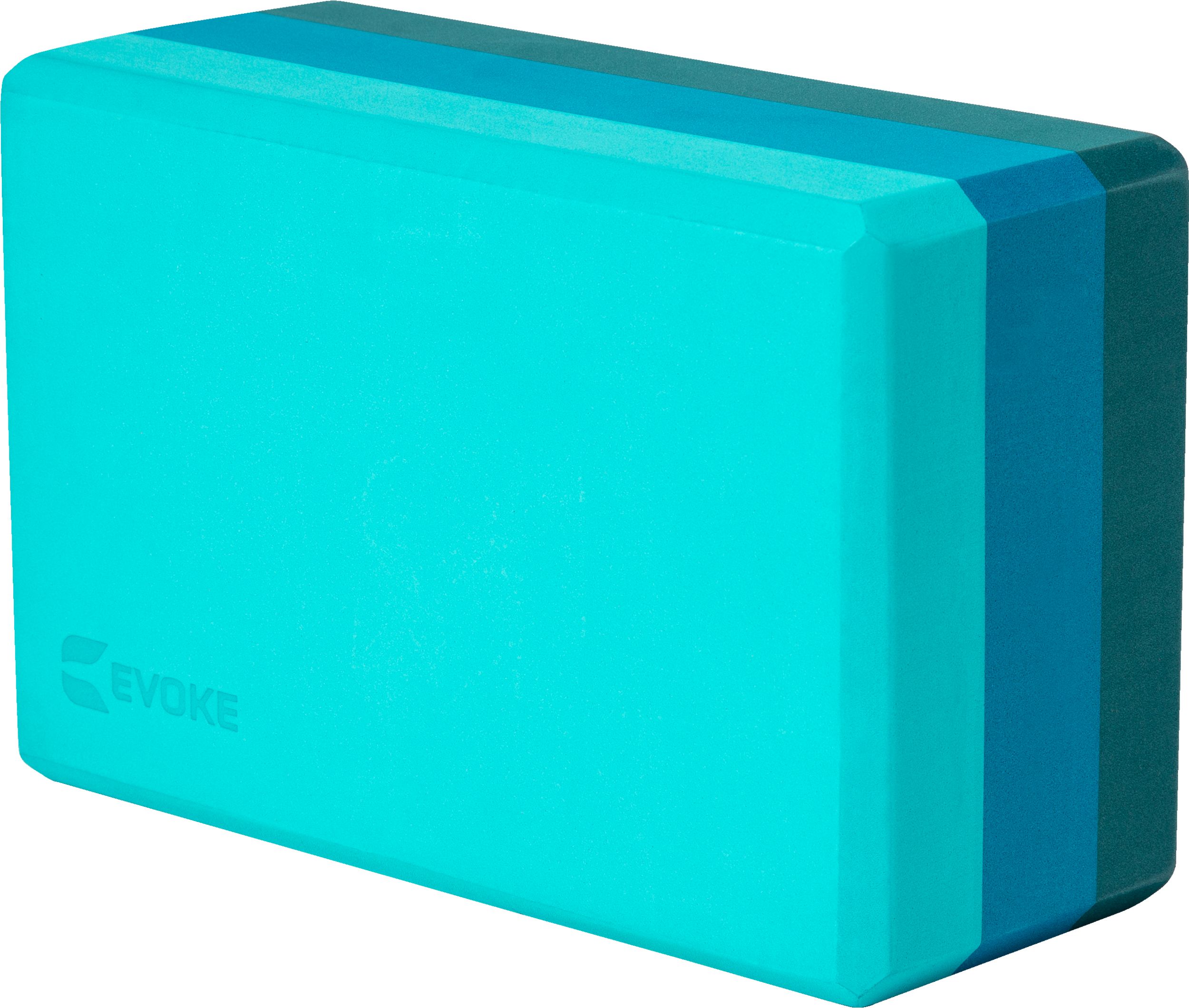 Evoke Tri-Color 4" Yoga Block
