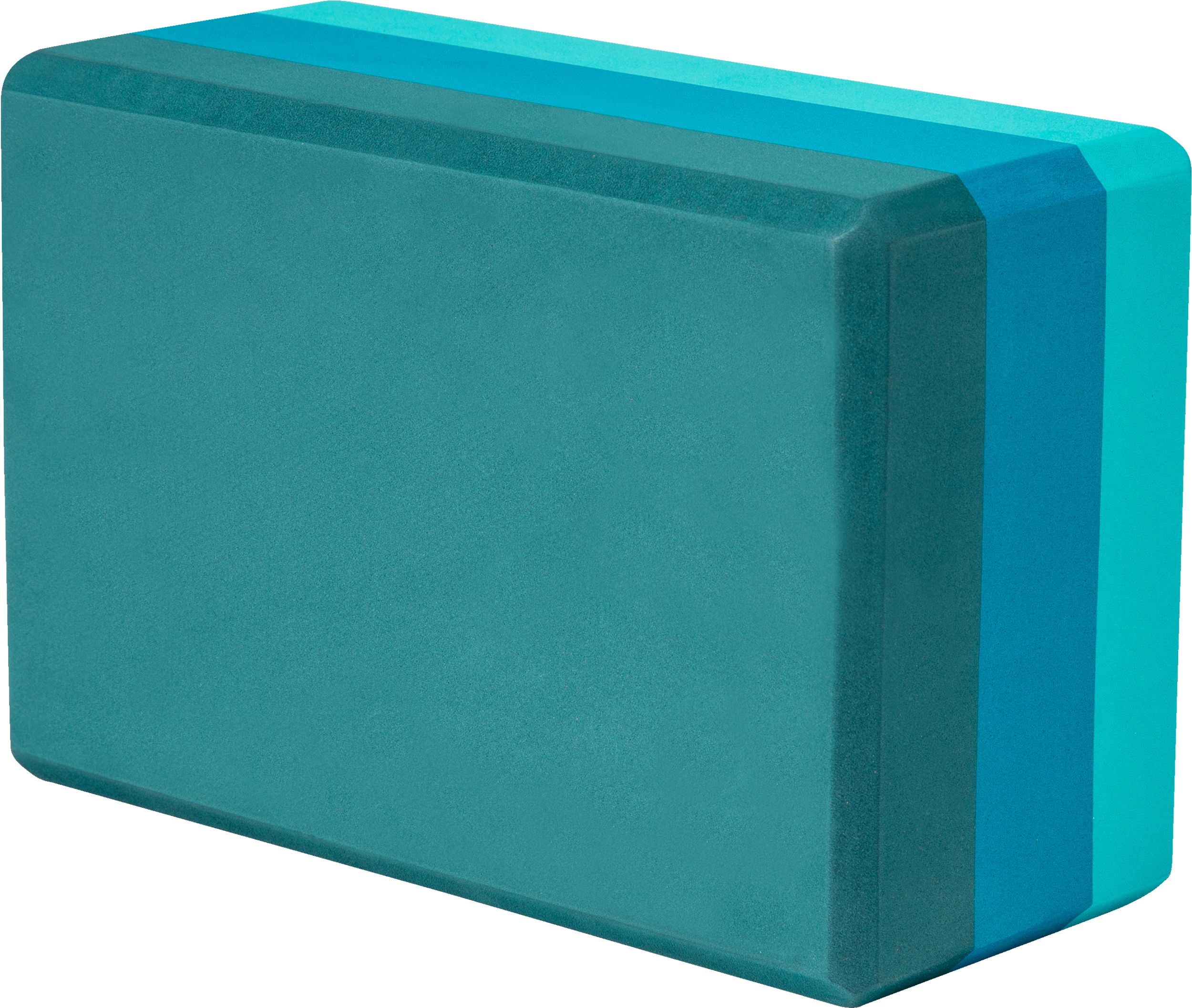 Evoke Tri-Color 4" Yoga Block