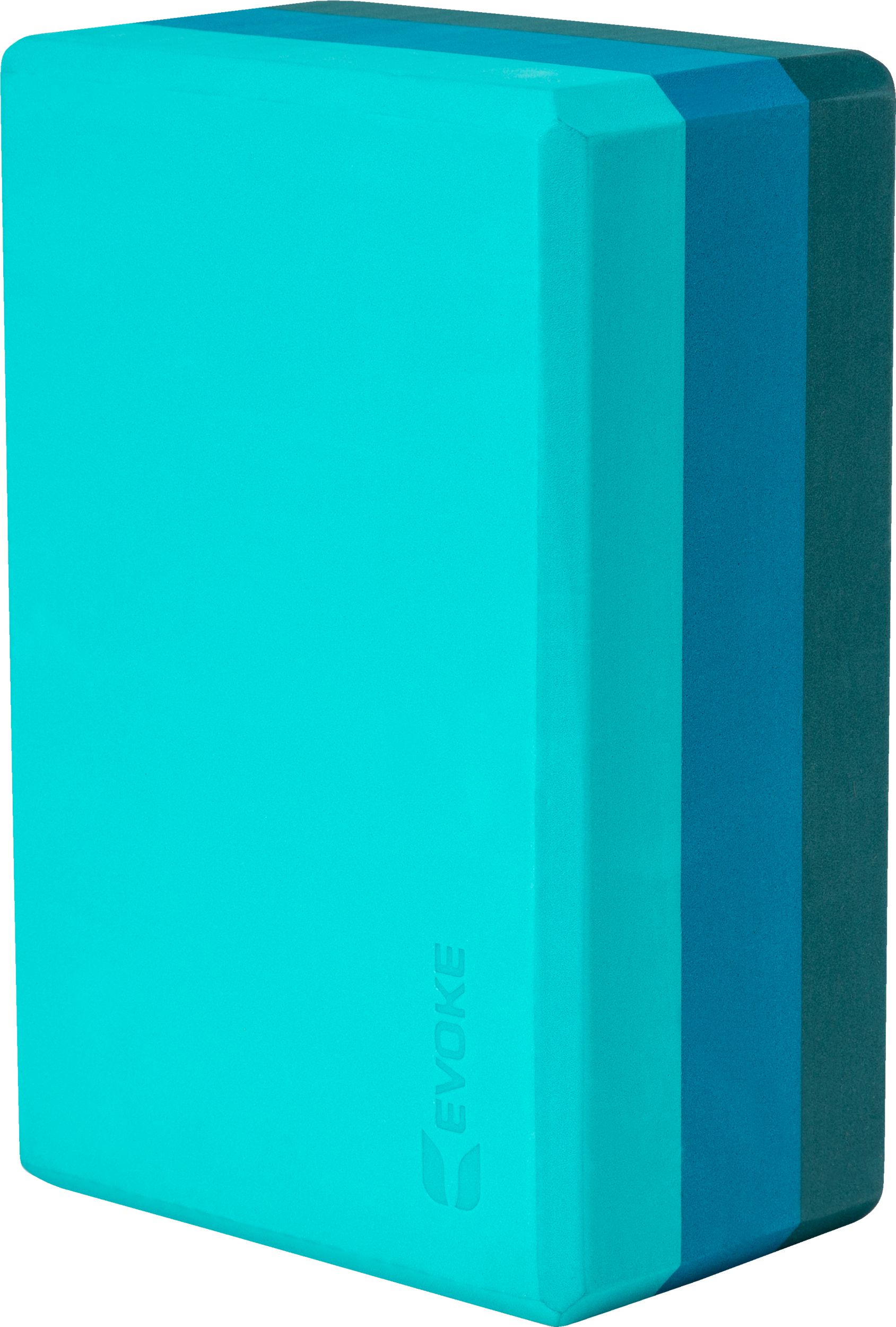 Evoke Tri-Color 4" Yoga Block