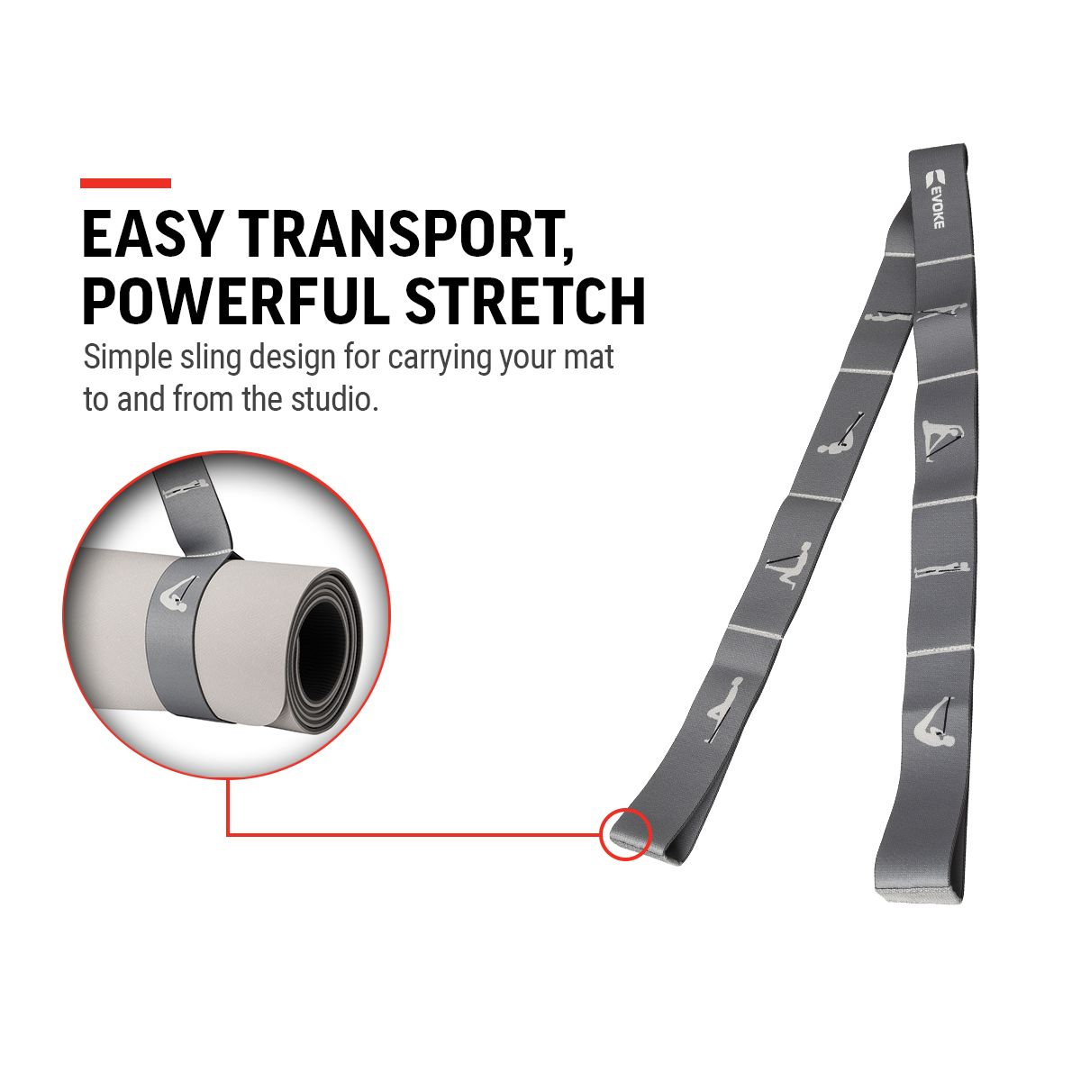 Evoke Guided Yoga Mat Carry Strap