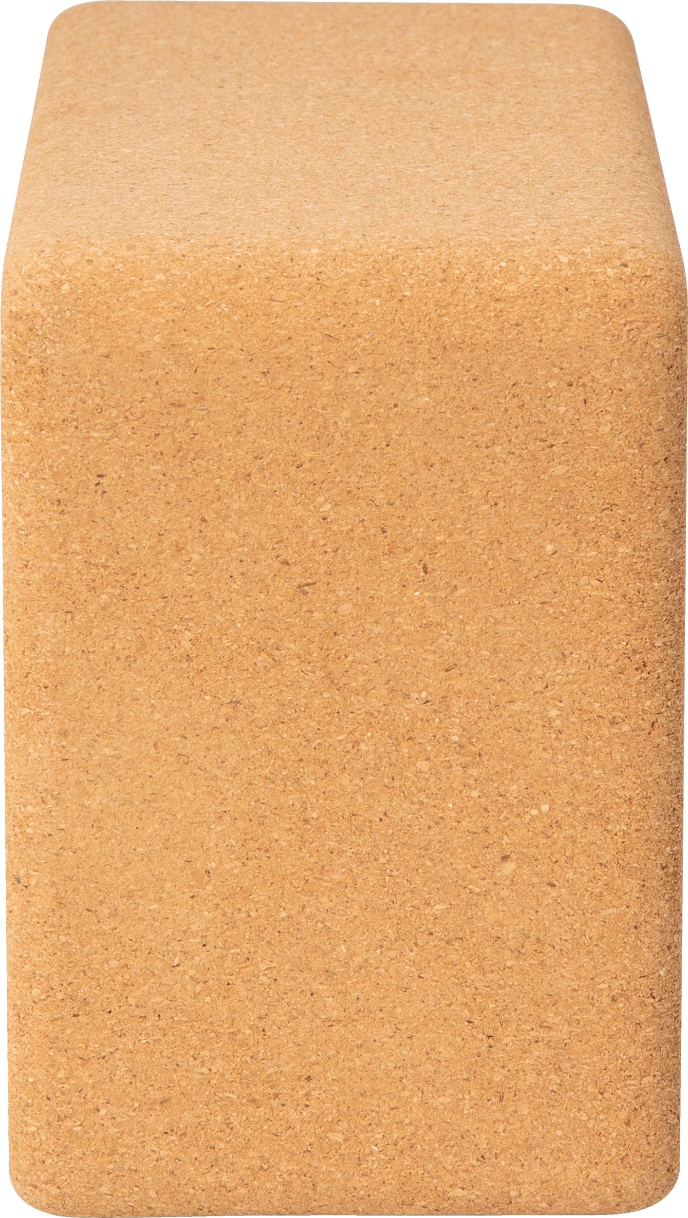 EVOKE CORK YOGA 4" BLOCK - NATURAL