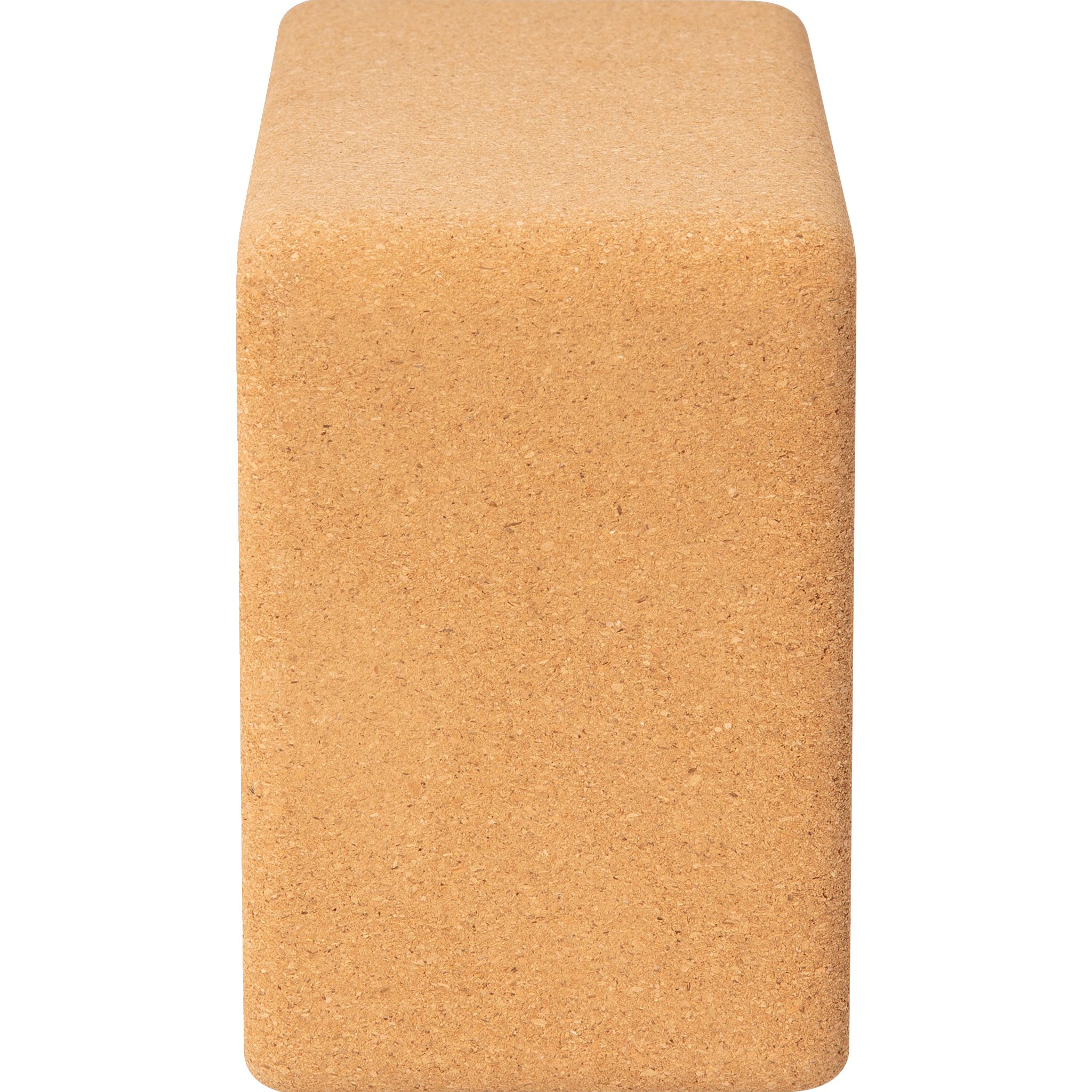 EVOKE CORK YOGA 4" BLOCK - NATURAL