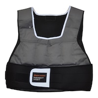 Iron Body Fitness Adjustable Weighted 20 lbs Vest Flex-Fit Front_Flat
