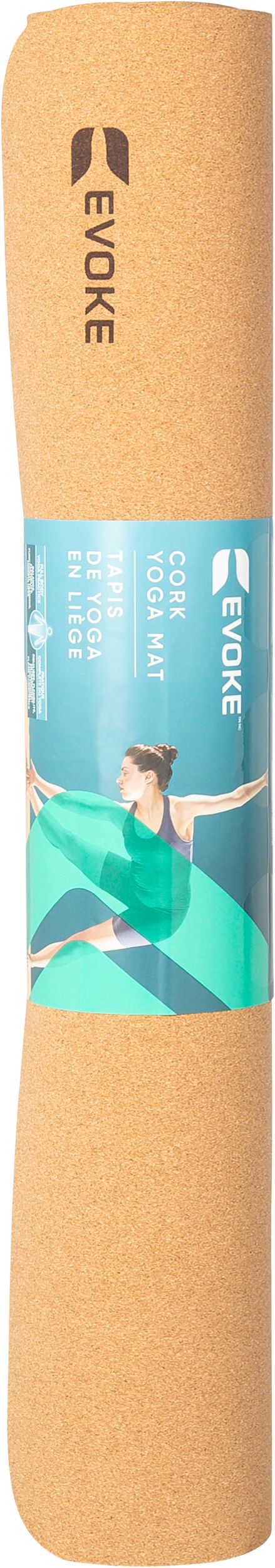 Evoke Rubber Cork 71" 4mm Yoga Mat