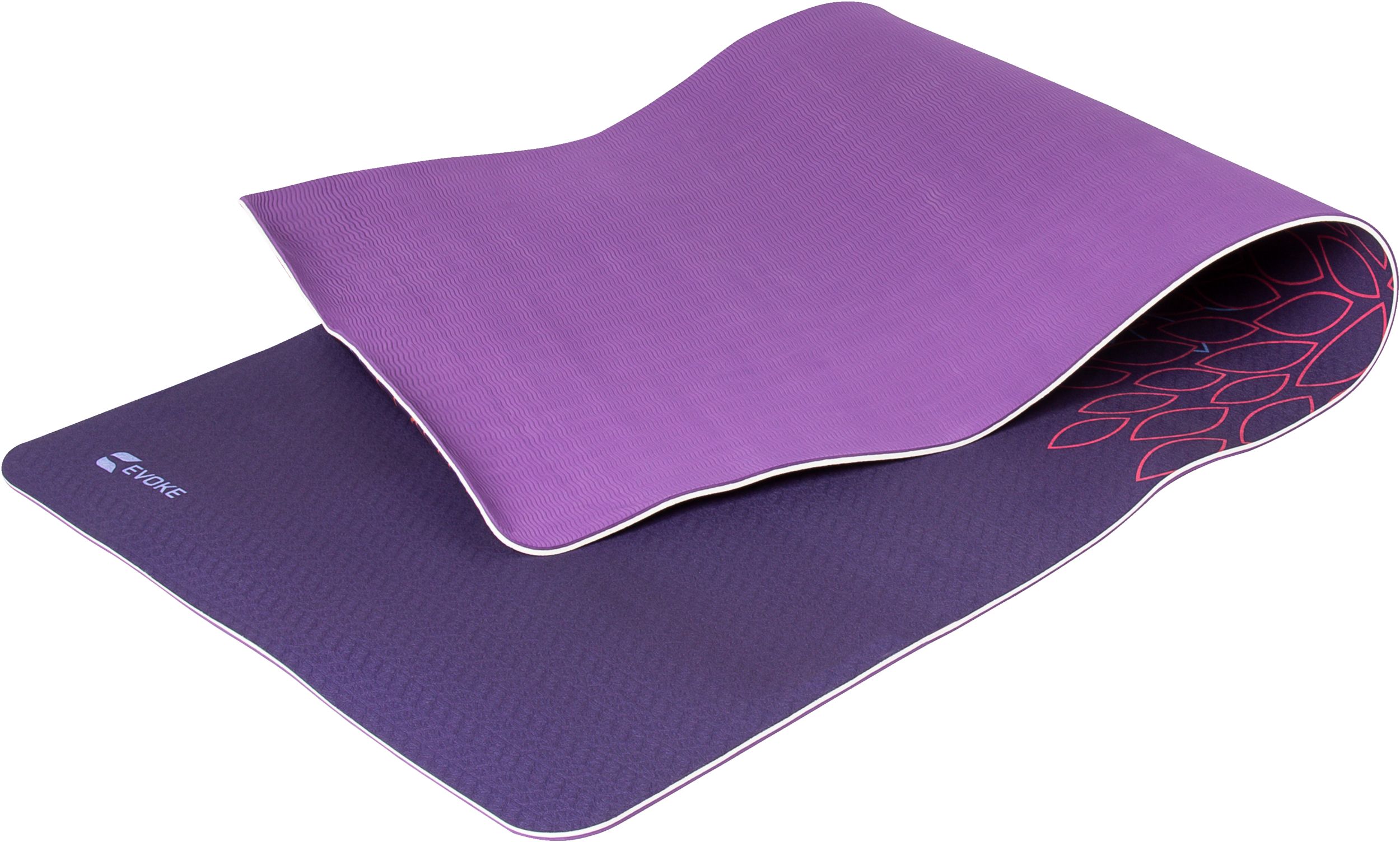 Evoke Printed Leaves 71" 5mm Yoga Mat
