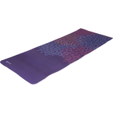 Evoke Printed Leaves 71" 5mm Yoga Mat Front_Three_Fourths_Angled_Left