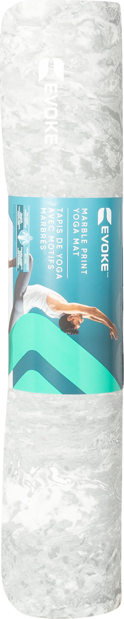 Evoke Marble Pattern 71" 5mm Yoga Mat
