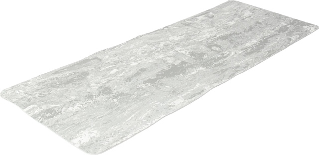 Evoke Marble Pattern 71" 5mm Yoga Mat Front_Three_Fourths_Angled_Left