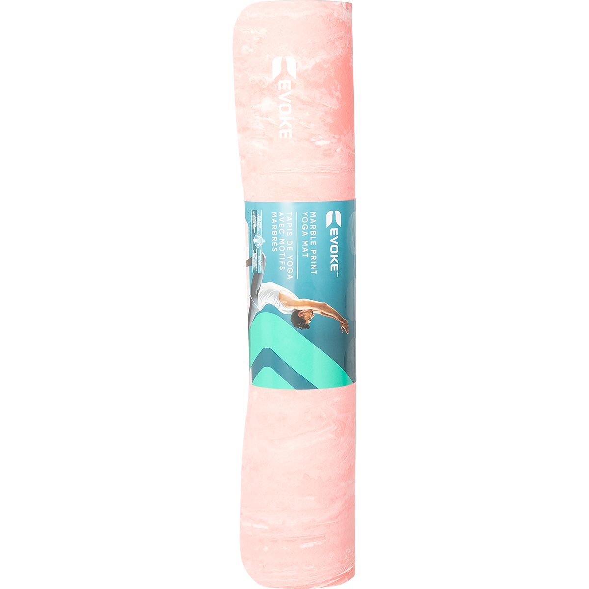 Evoke Marble Pattern 71" 5mm Yoga Mat