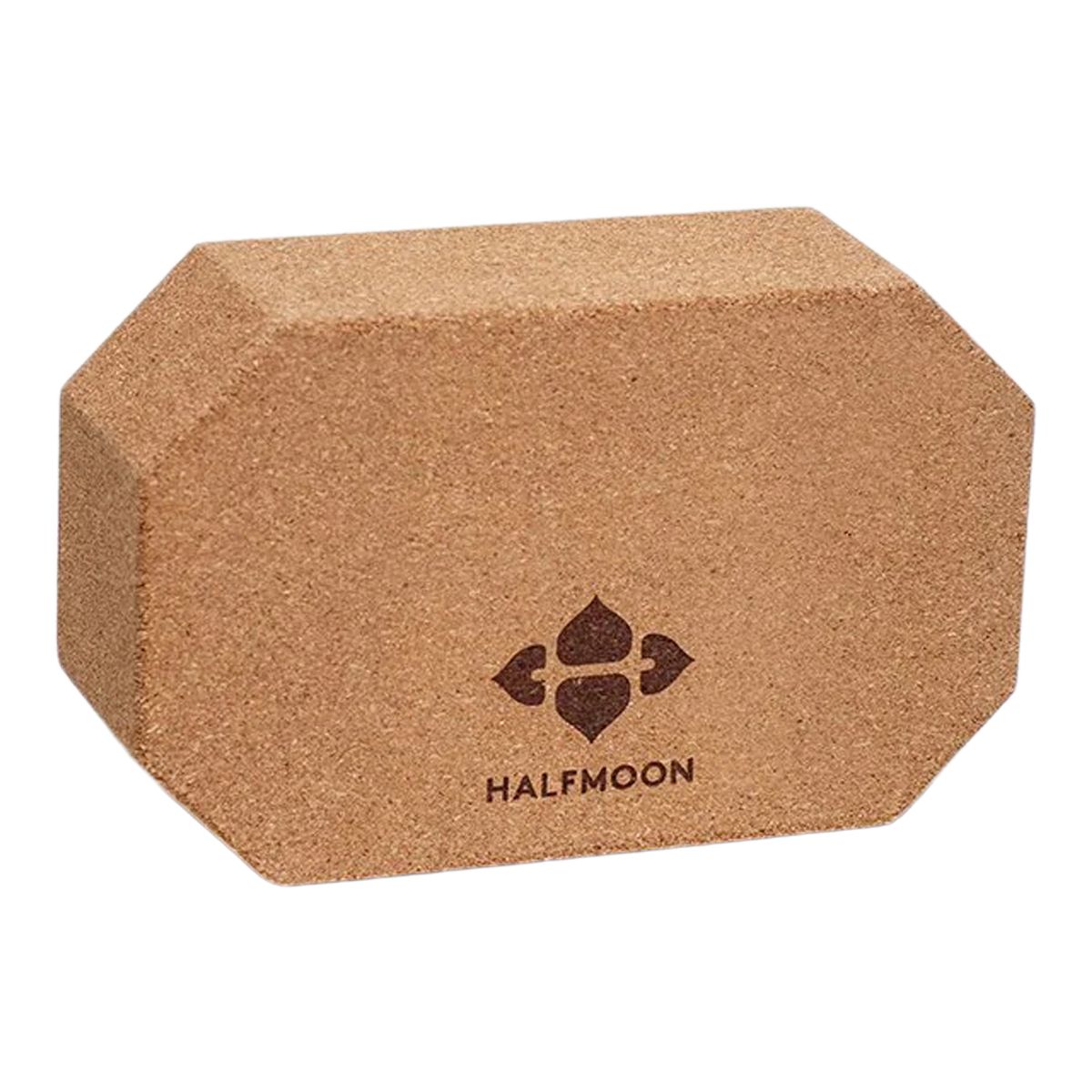 Halfmoon Octagonal Cork Yoga Block