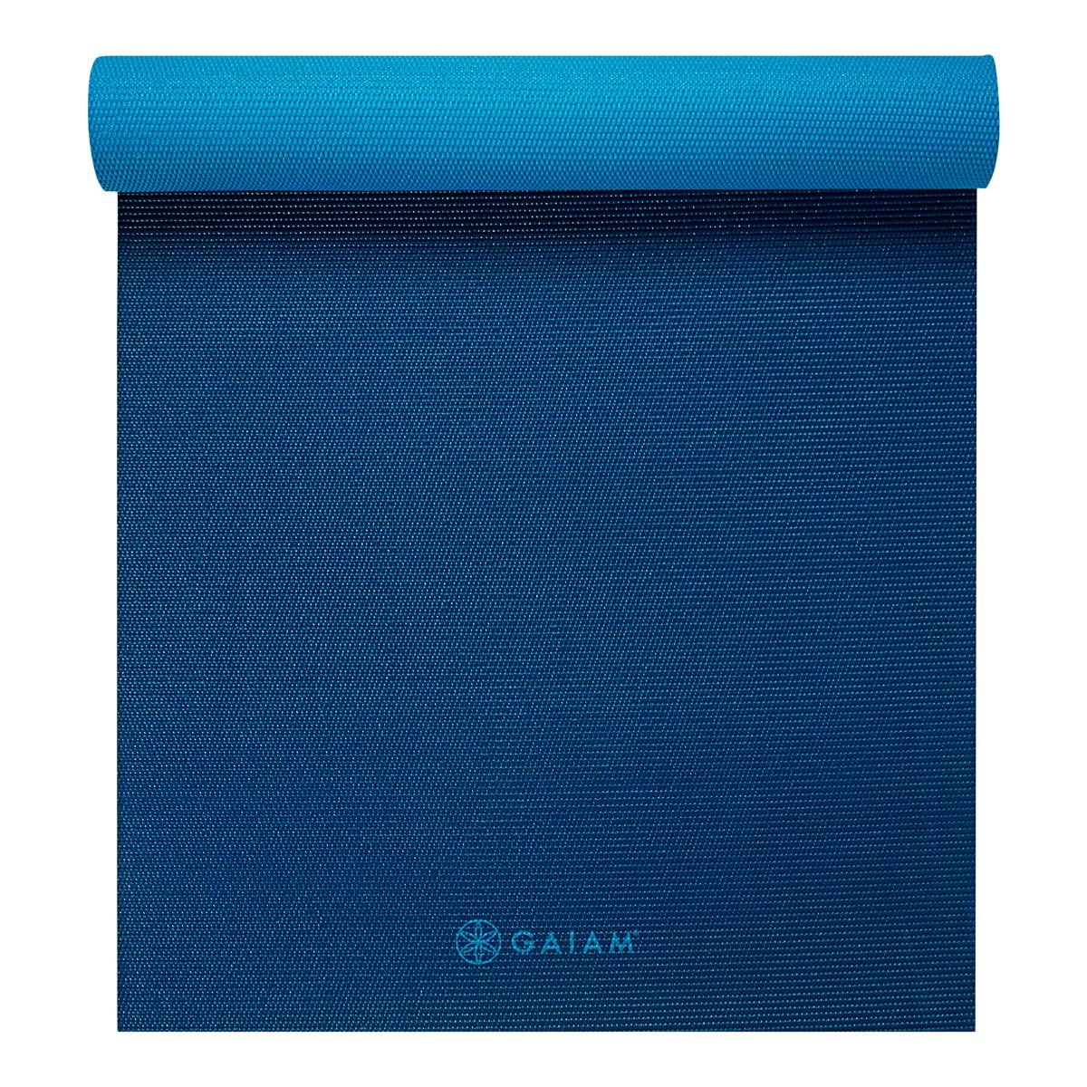 Gaiam Premium Reversible 68 Inch Yoga Mat Overhead_Flat
