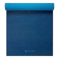 Gaiam Premium Reversible 68 Inch Yoga Mat Overhead_Flat