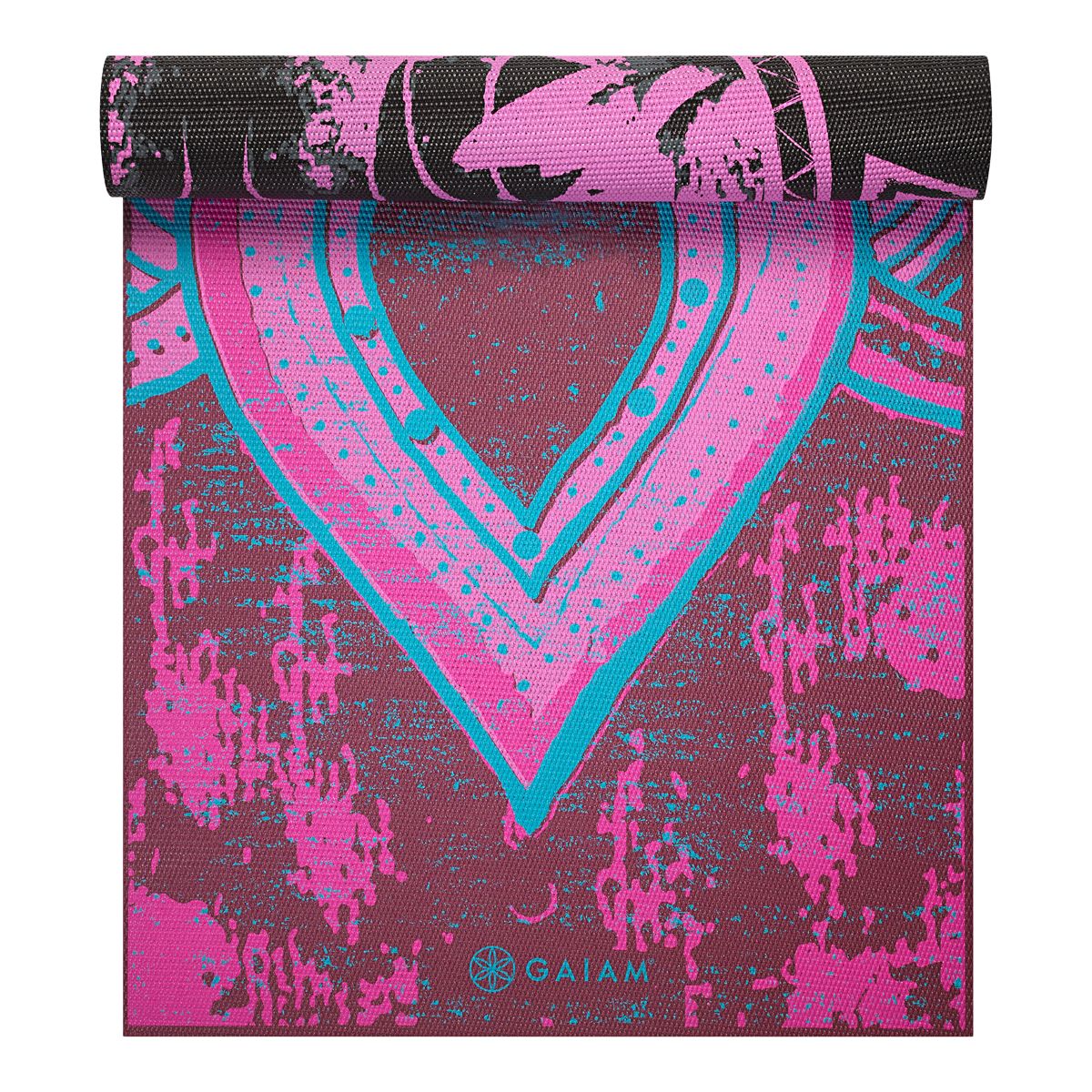 Gaiam Premium Reversible 68 Inch Yoga Mat