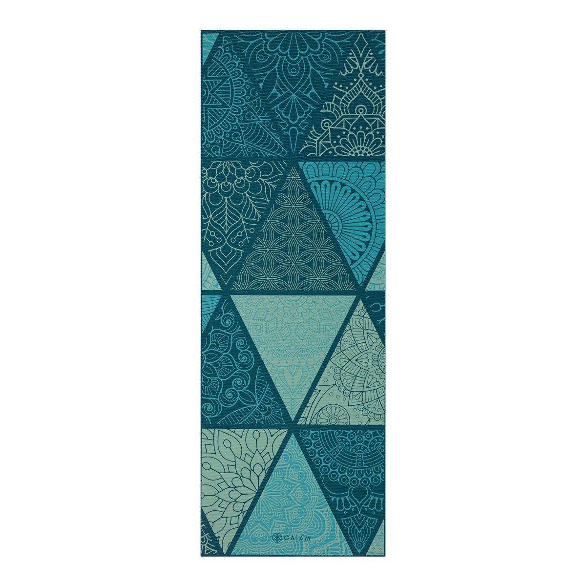 Gaiam premium reversible yoga mat 6mm sale