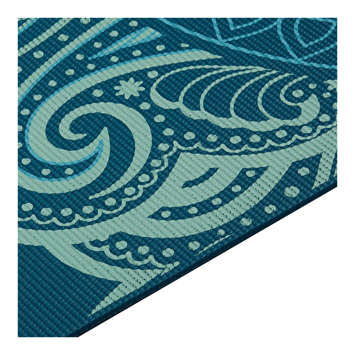 Gaiam Premium Print Reversible Yoga Mat, Inner Peace Lotus, 5/6mm, Mats -   Canada