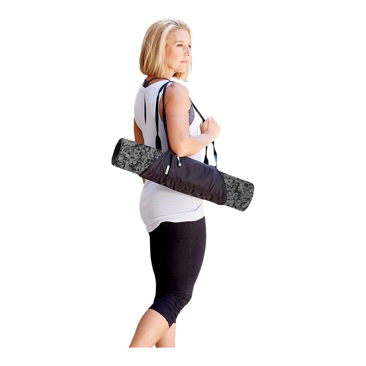 Gaiam Camo Performance Reversible 68 Inch Yoga Mat