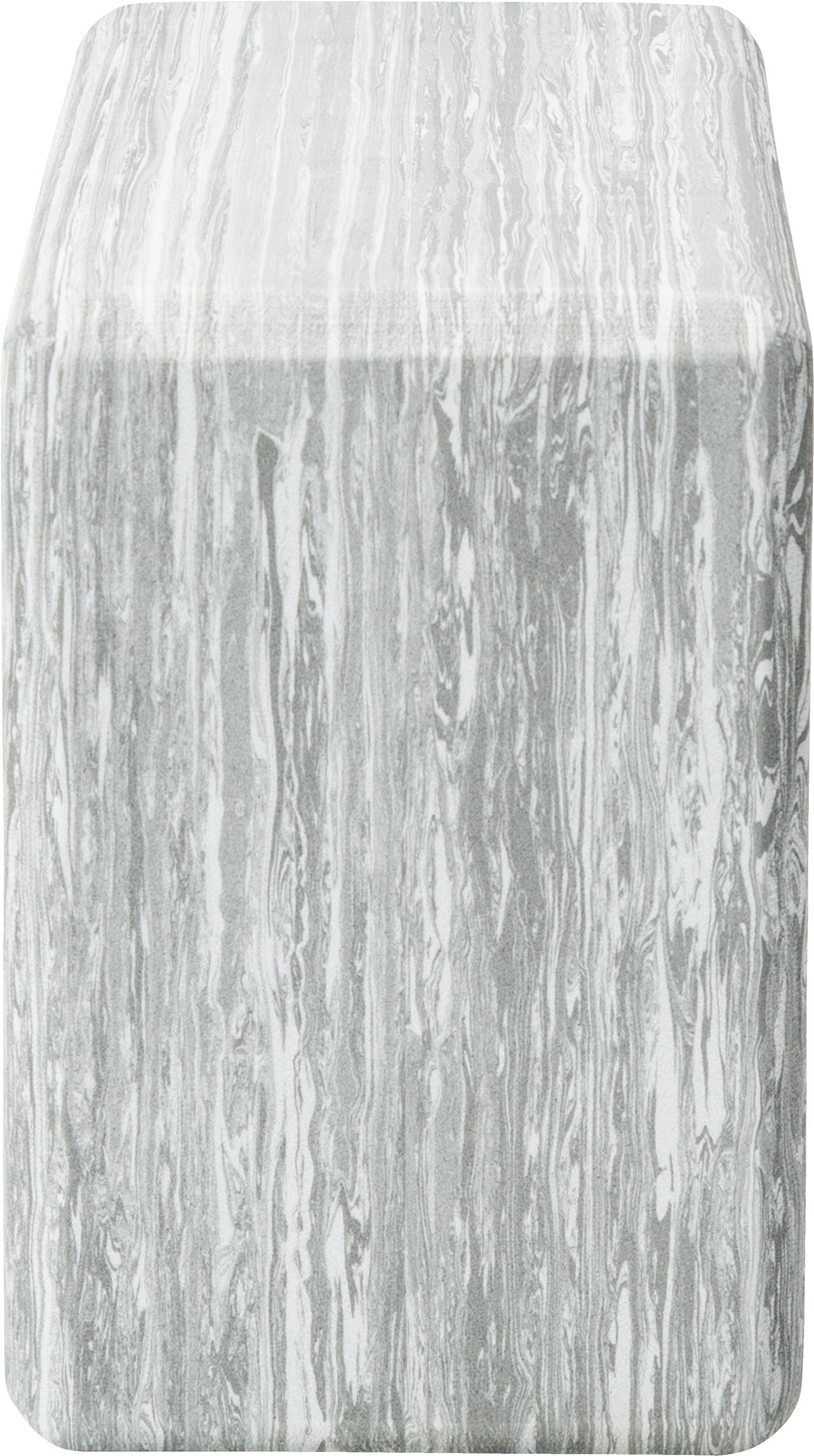 EVOKE MARBLE PATTERN 4" YOGA BLOCK GREY