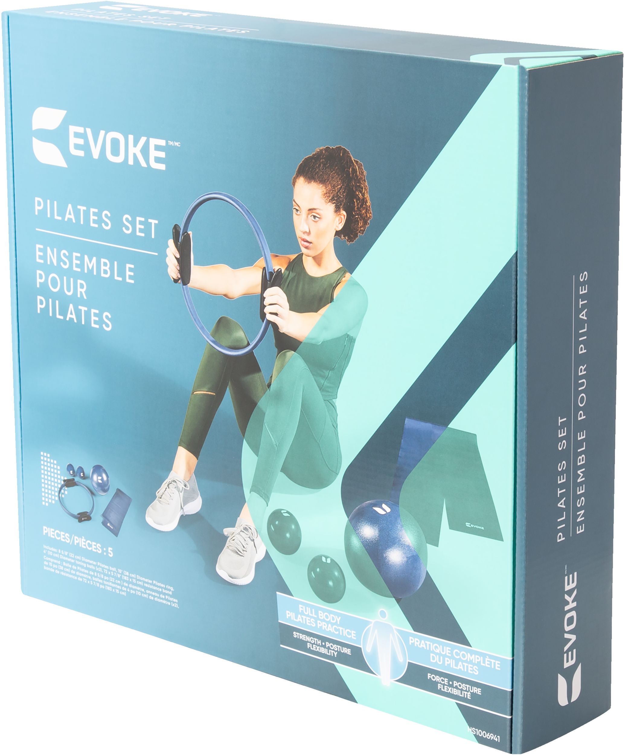 EVOKE 5-Piece Pilates Set Front_Angled_Left