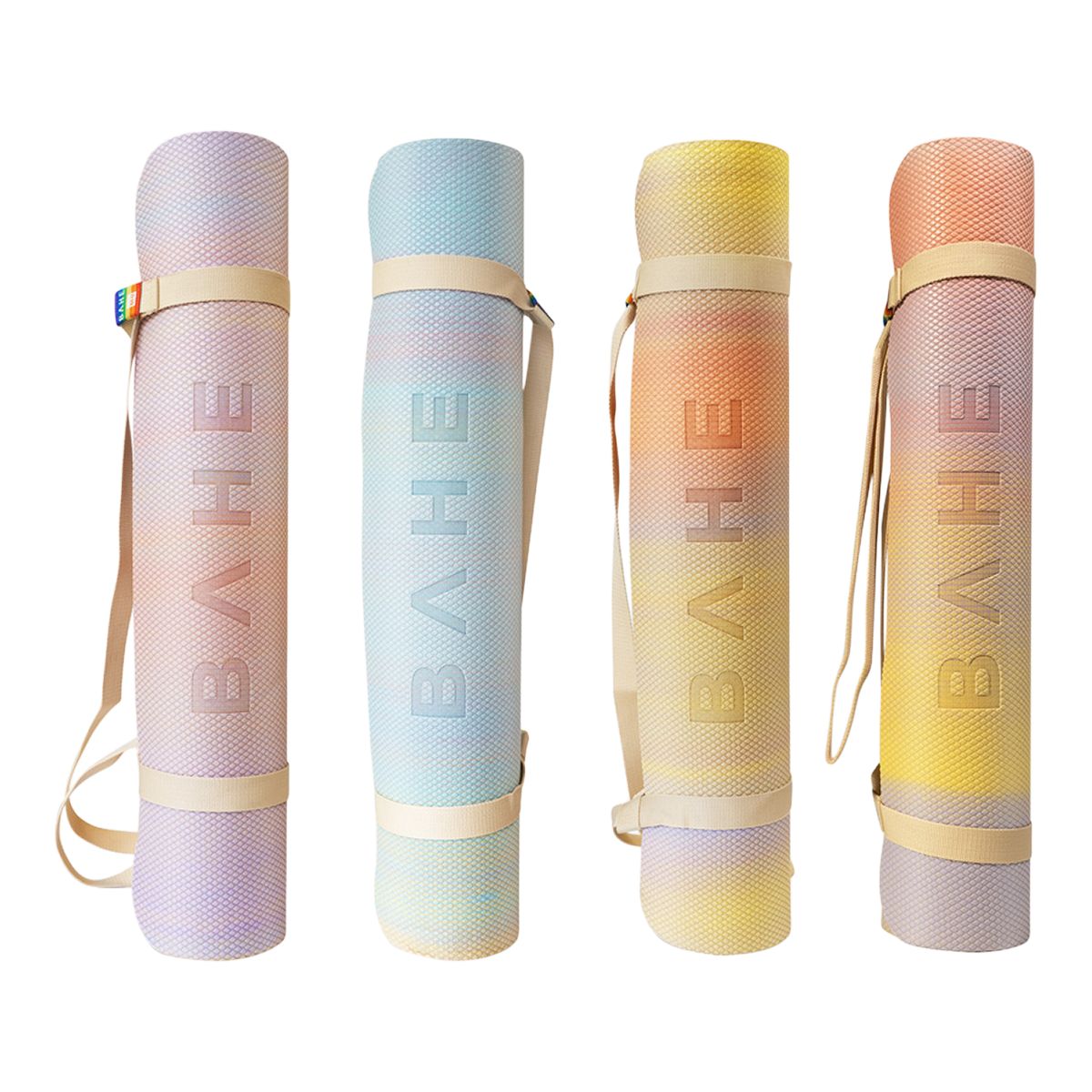 BAHE Be Ü™ Prime Support Marble Yoga Mat 68"