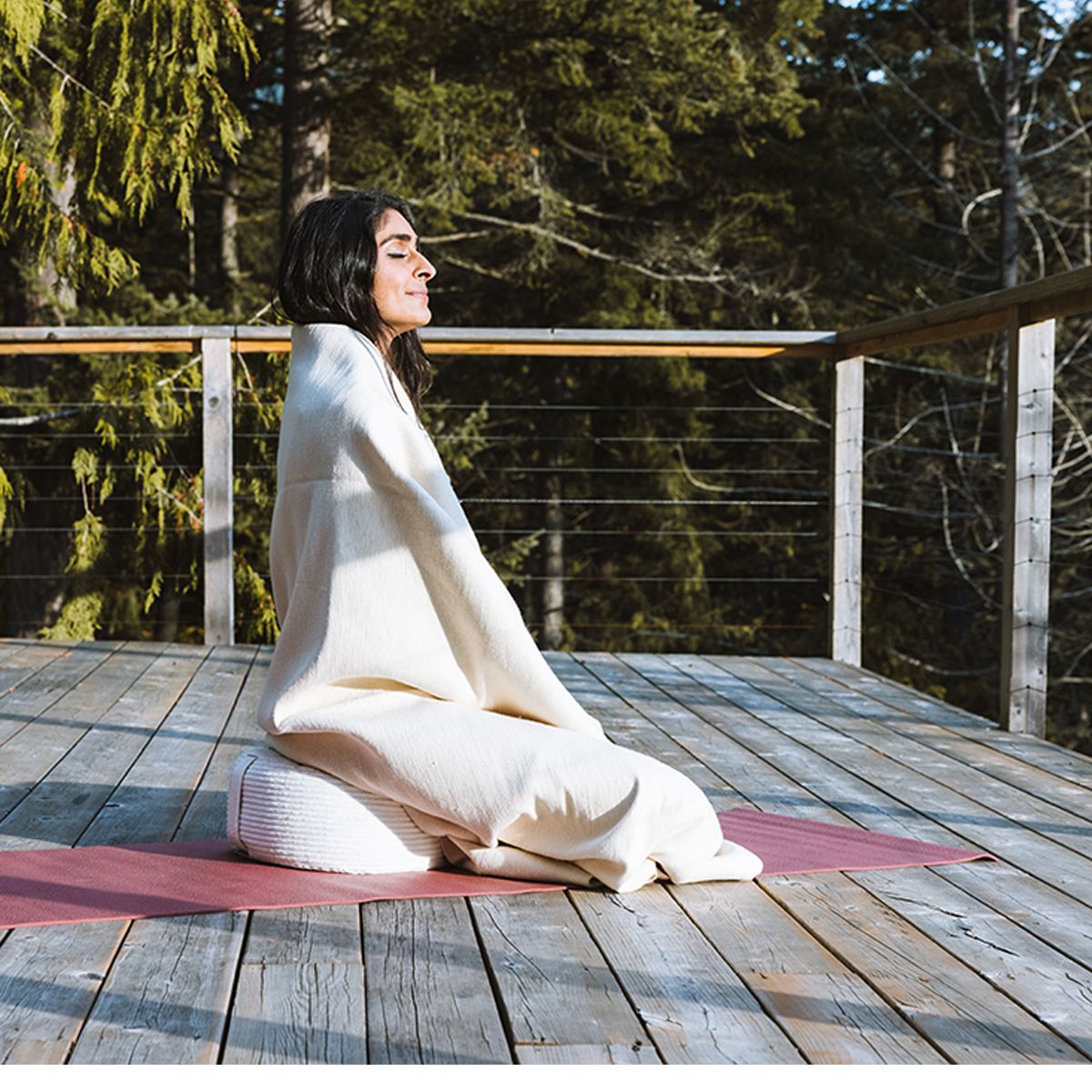 Halfmoon Mod Meditation Cushion