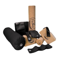 Care Feathers™ 11 Piece Fitness and Yoga Kit Overhead_Flat
