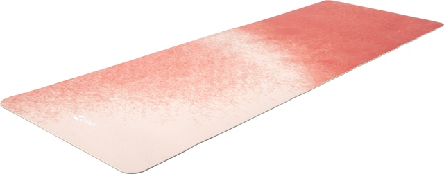 Evoke Printed Non-Slip 68" 5mm Yoga Mat with Strap Front_Three_Fourths_Angled_Left