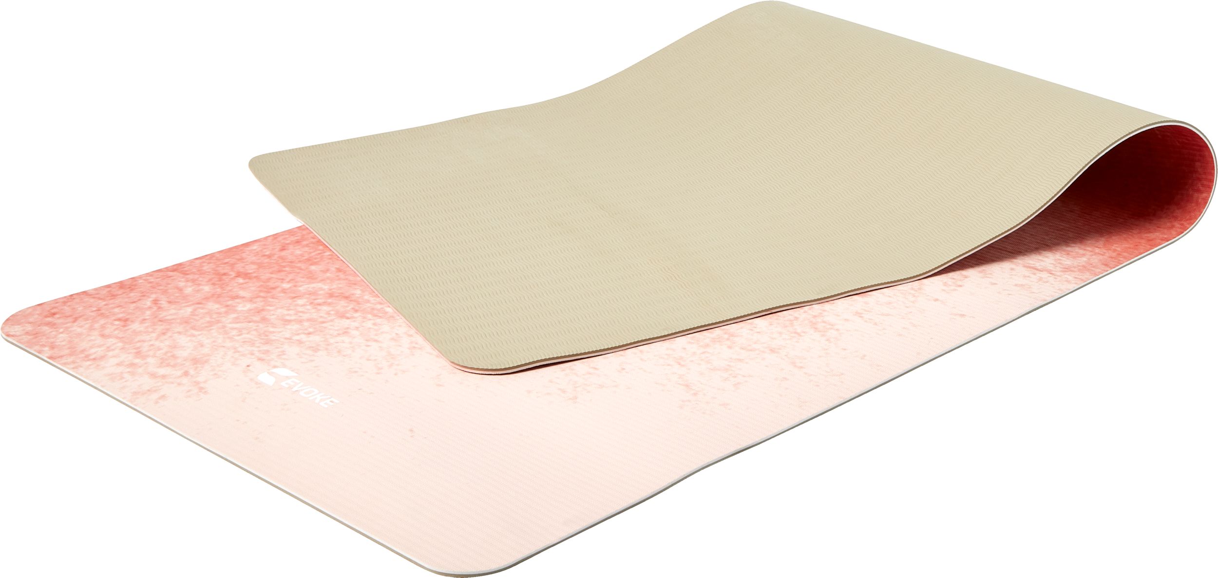 Evoke Printed Non-Slip 68" 5mm Yoga Mat with Strap