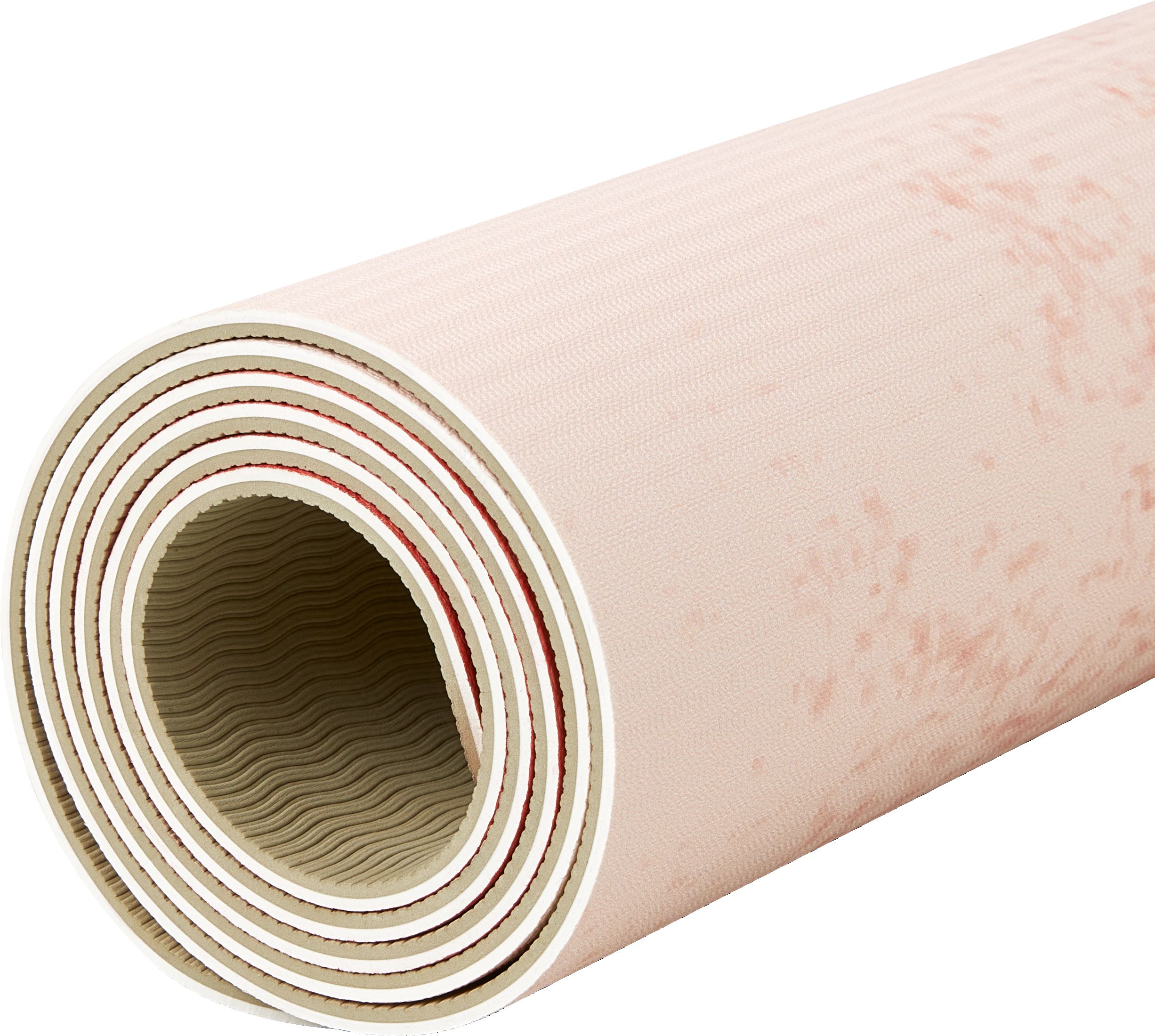 Evoke Printed Non-Slip 68" 5mm Yoga Mat with Strap